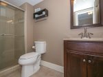 Mid Level Guest Bathroom with Shower at 20 Hilton Head Beach Villa